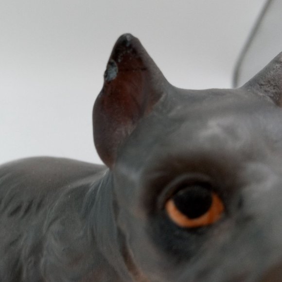 Schnauzer Figurine Vintage Dog Figure Norcrest Made in Japan Collectible Ceramic - Picture 3 of 11